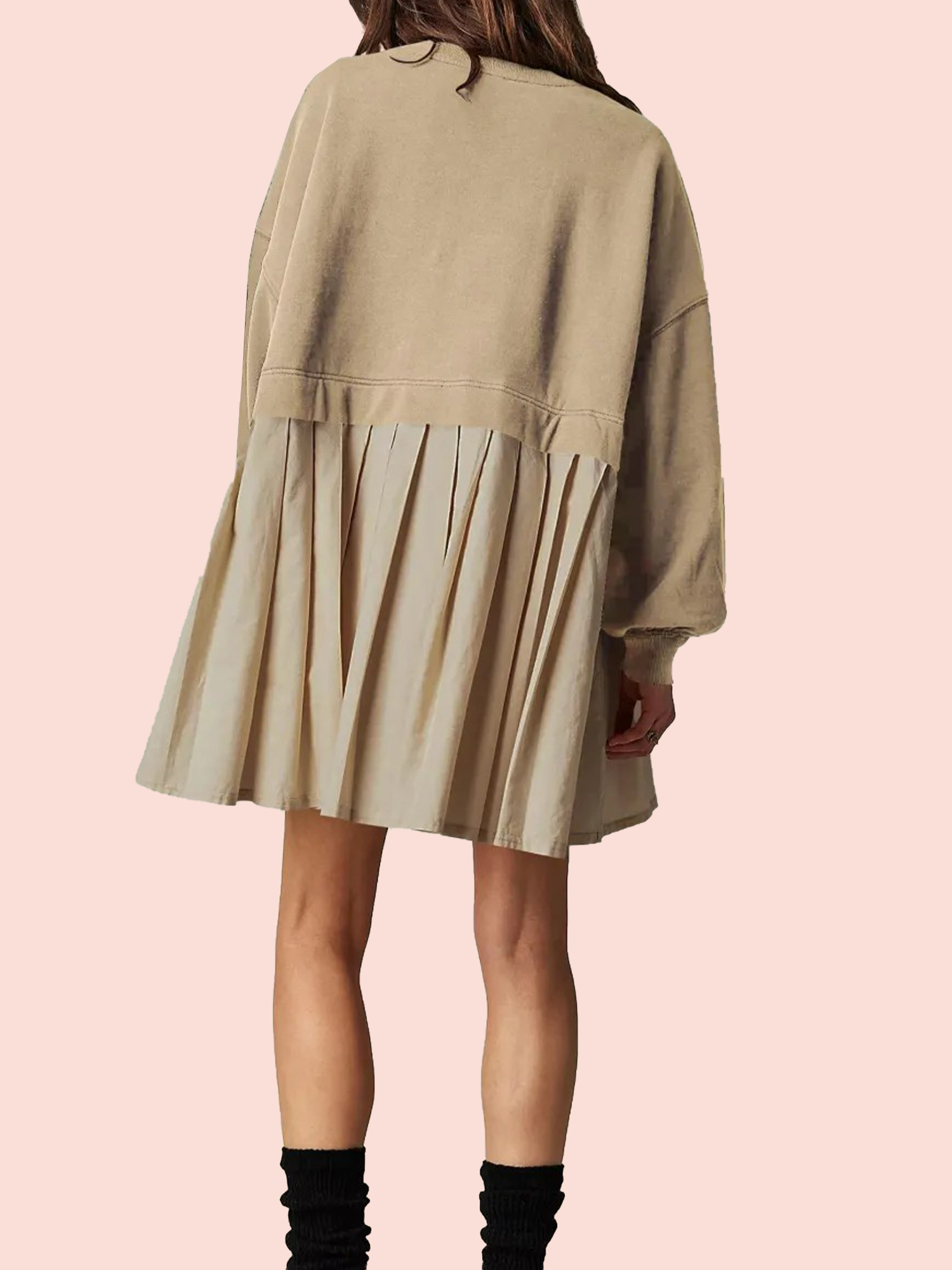 New Women's Oversized Sweatshirt Dress