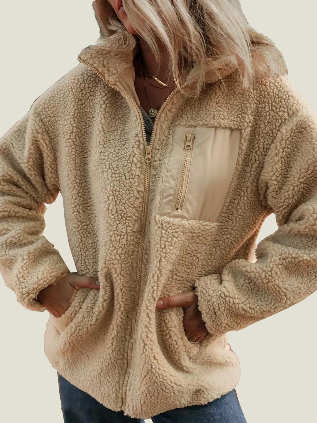 Women's Winter Full Zipper Fleece Jackets