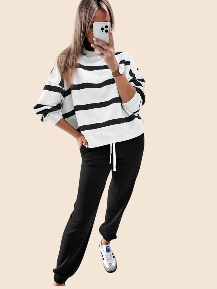Women's Striped Two Piece Jogger Set(Buy 2 Free Shipping)
