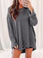 Women's Oversized Waffle Knit Top