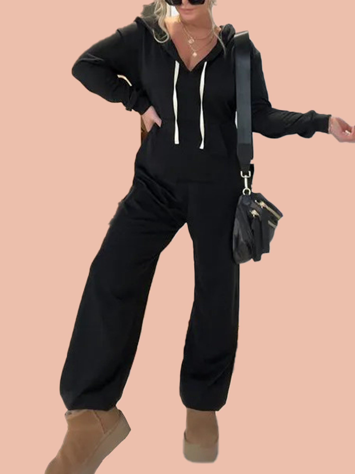 Women's Casual Cozy Days Jumpsuit
