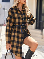 Women's Flannel Plaid Button Down Shirts