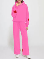 Women's Bow Detail Hoodie Sweat Set