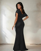 Belvari™️ Off-Shoulder Bodycon Maxi Dress