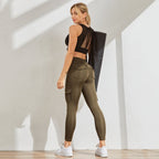 Women's Pocket Sexy Stretch Leggings Fitness Track Pants