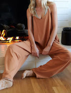 New Wide Leg Jumpsuit with Pockets